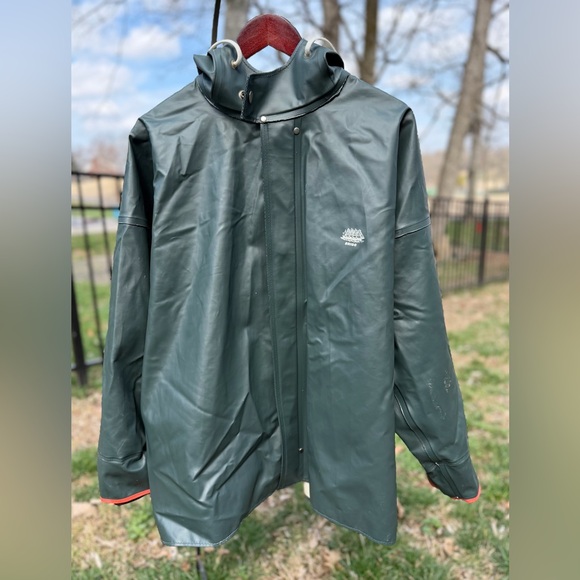 Grundens Other - Grundens BRIGG 44 JACKET Dark Green Waterproof Raincoat for Men, Sz Small